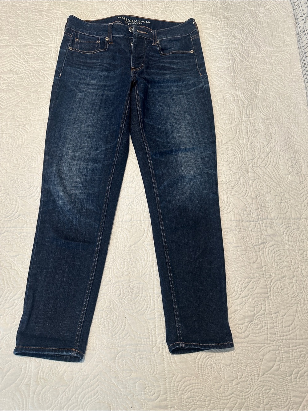 American Eagle Outfitters Men’s Dark Indigo Straight Jeans